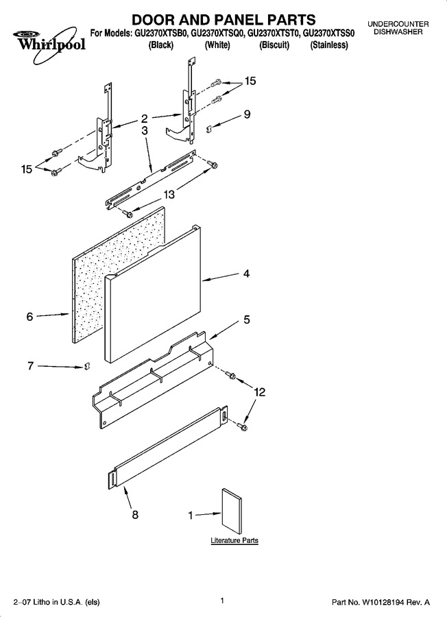 Diagram for GU2370XTSQ0
