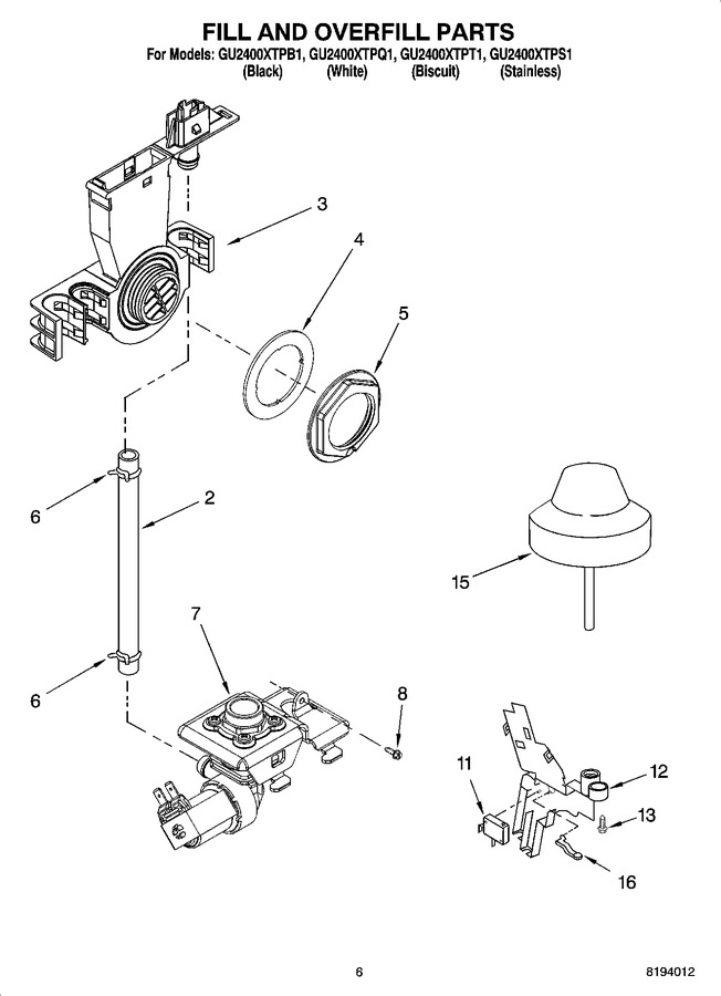 Diagram for GU2400XTPT1