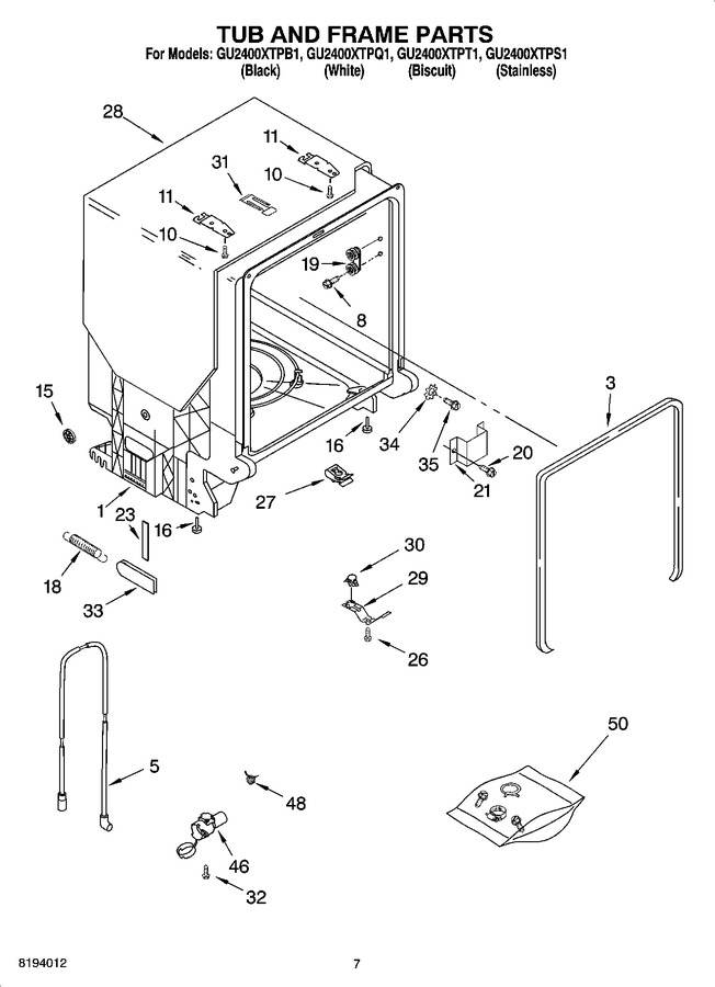 Diagram for GU2400XTPT1