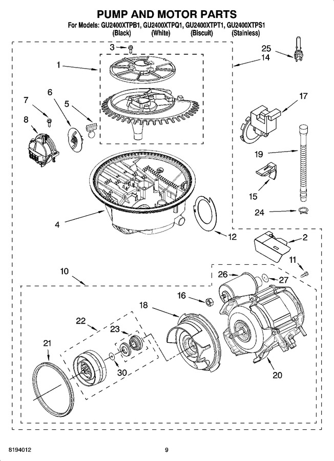 Diagram for GU2400XTPT1