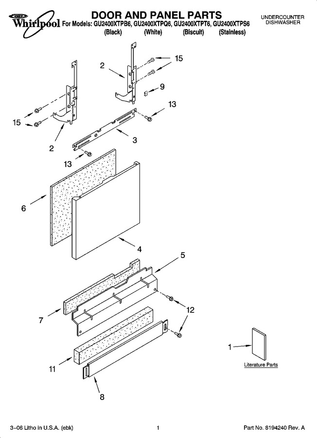 Diagram for GU2400XTPS6