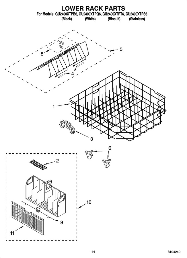 Diagram for GU2400XTPB6