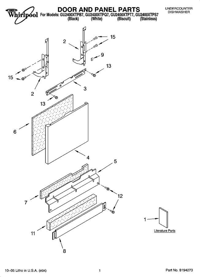 Diagram for GU2400XTPS7