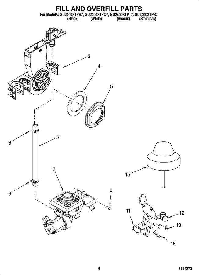 Diagram for GU2400XTPS7