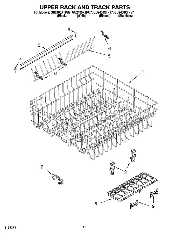 Diagram for GU2400XTPS7