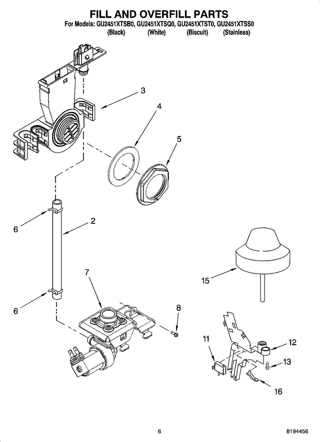 Diagram for GU2451XTSQ0