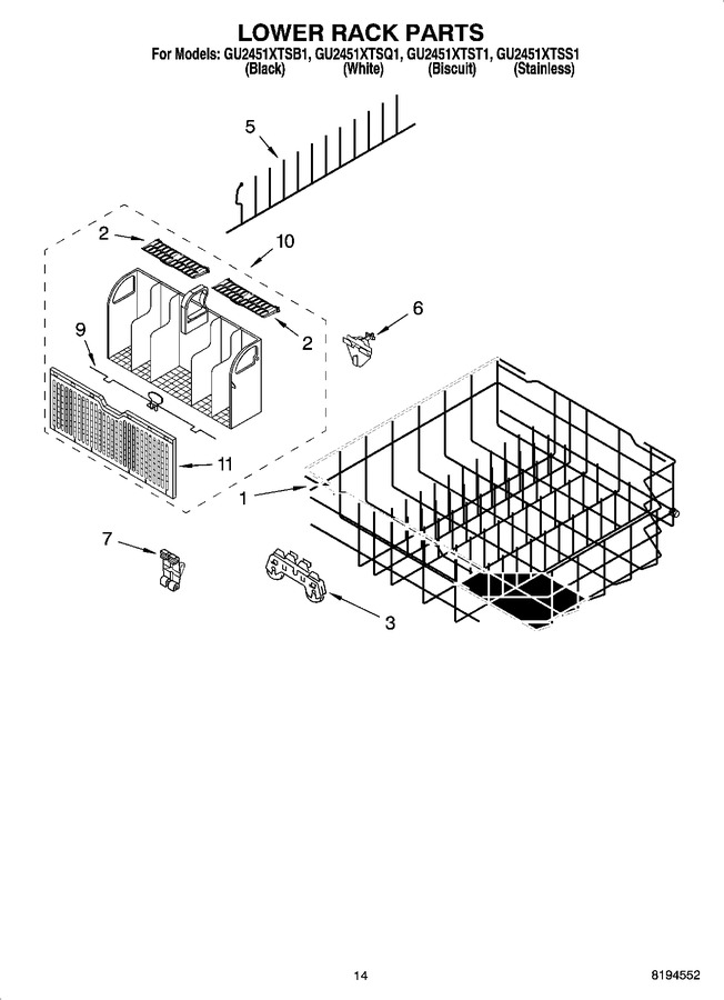 Diagram for GU2451XTSQ1