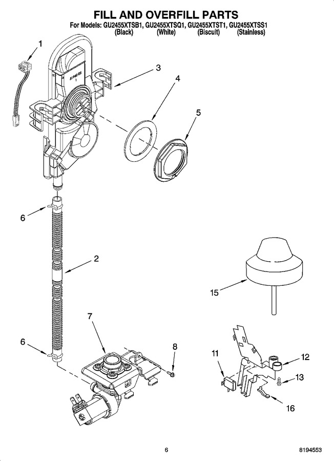Diagram for GU2455XTSQ1