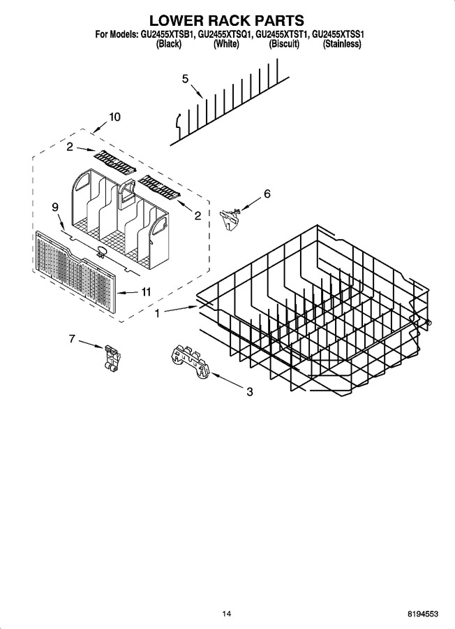 Diagram for GU2455XTSQ1