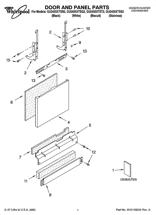 Diagram for GU2455XTSB2