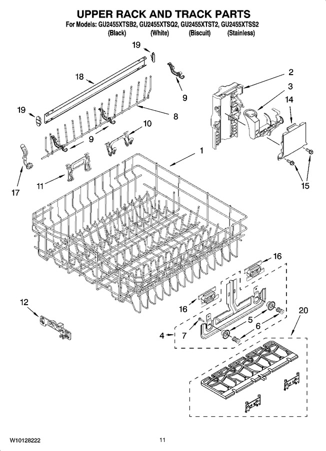 Diagram for GU2455XTSB2