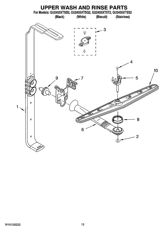 Diagram for GU2455XTSB2