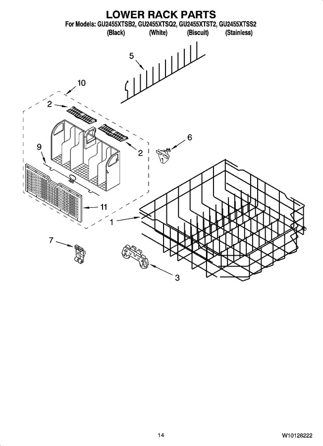 Diagram for GU2455XTSB2