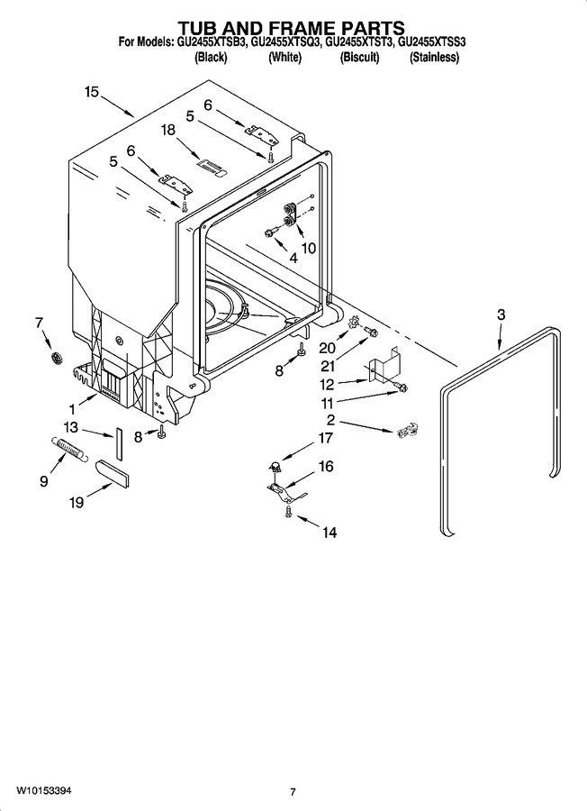 Diagram for GU2455XTSQ3