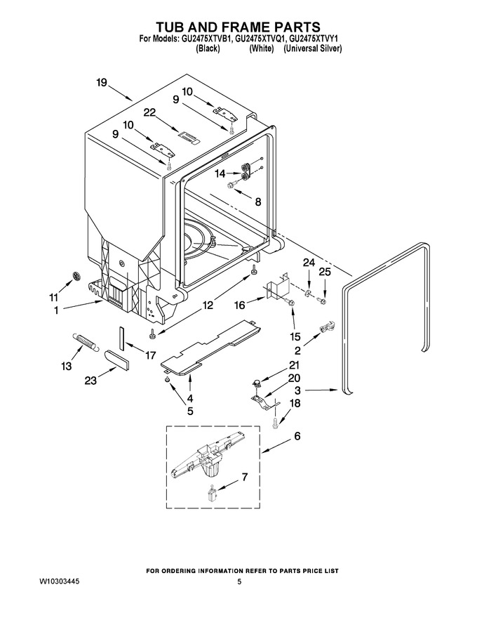 Diagram for GU2475XTVQ1