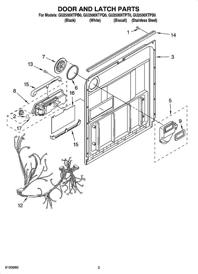 Diagram for GU2500XTPS0