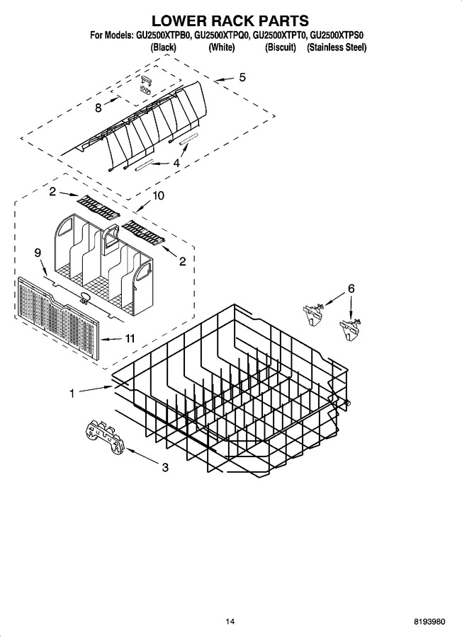 Diagram for GU2500XTPT0