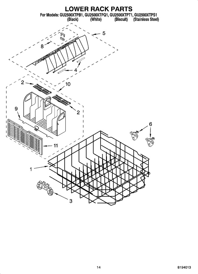 Diagram for GU2500XTPS1