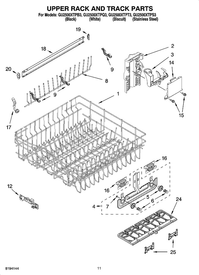 Diagram for GU2500XTPS3