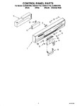 Diagram for 02 - Control Panel Parts