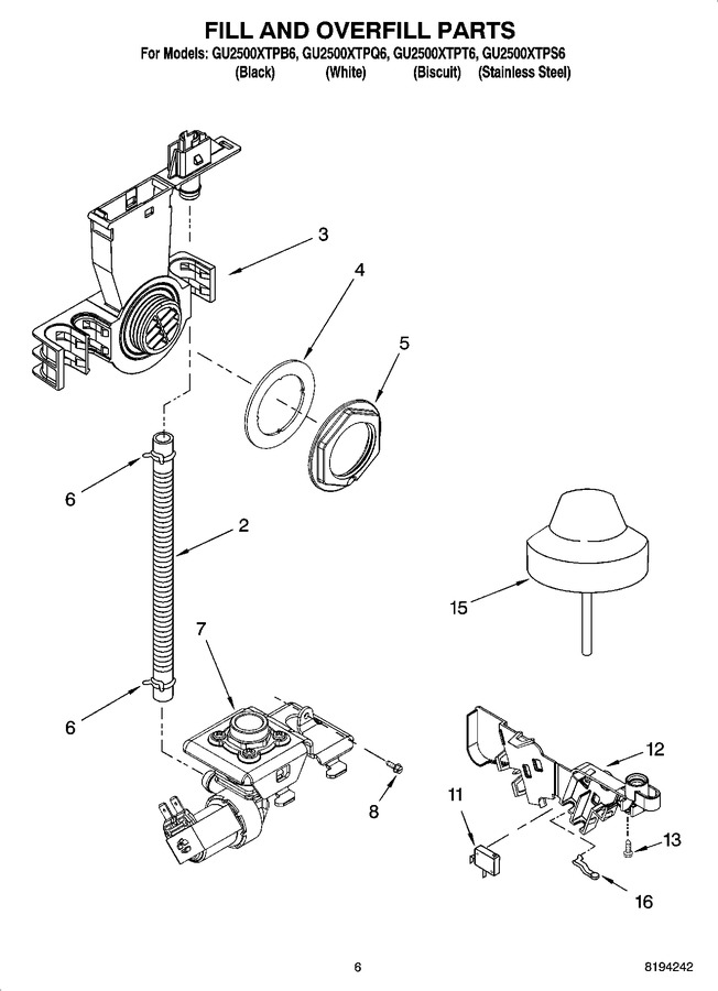 Diagram for GU2500XTPQ6