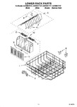 Diagram for 11 - Lower Rack Parts, Optional Parts (not Included)