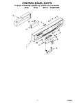 Diagram for 02 - Control Panel Parts