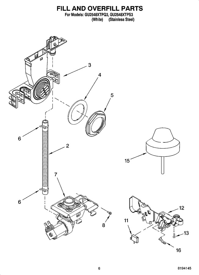 Diagram for GU2548XTPQ3
