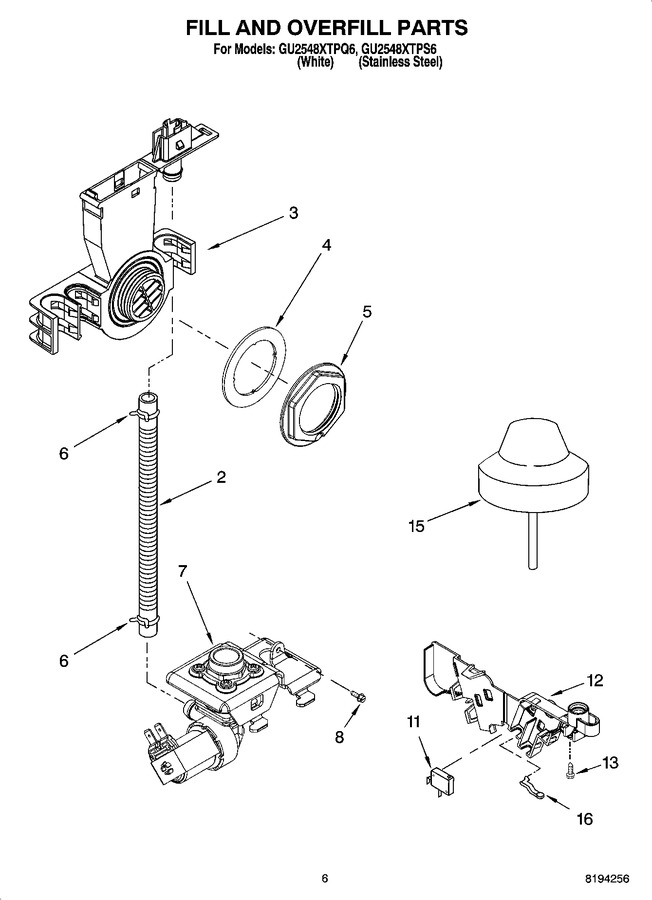 Diagram for GU2548XTPQ6
