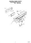 Diagram for 02 - Control Panel Parts