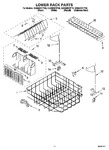 Diagram for 11 - Lower Rack Parts