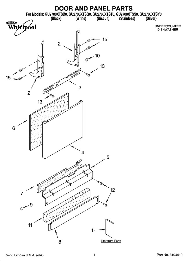 Diagram for GU2700XTSY0