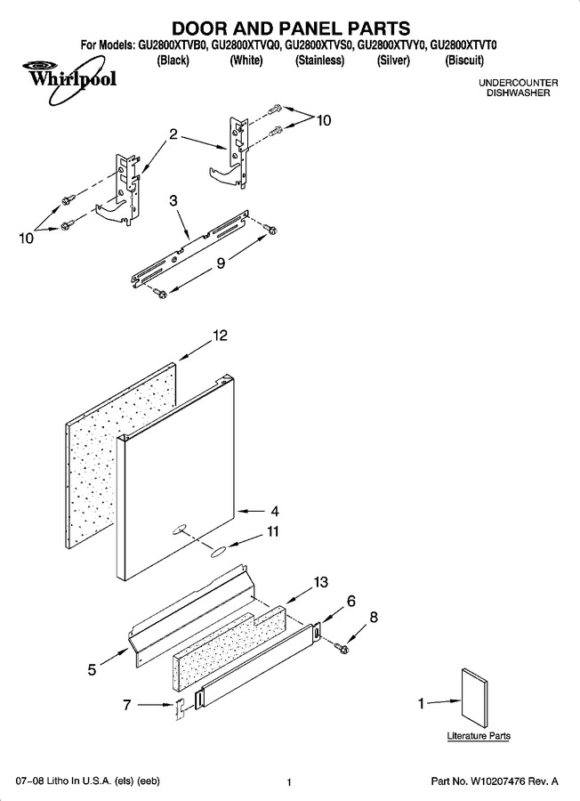 Diagram for GU2800XTVB0