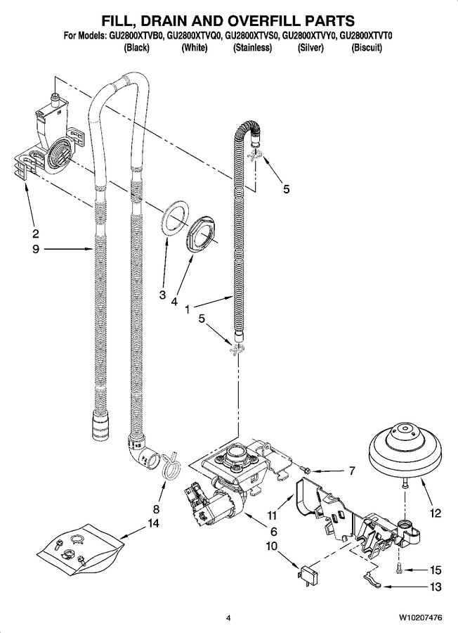 Diagram for GU2800XTVT0