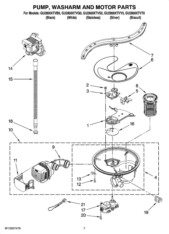 Diagram for GU2800XTVT0