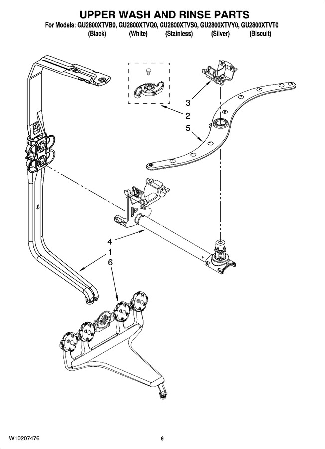 Diagram for GU2800XTVB0