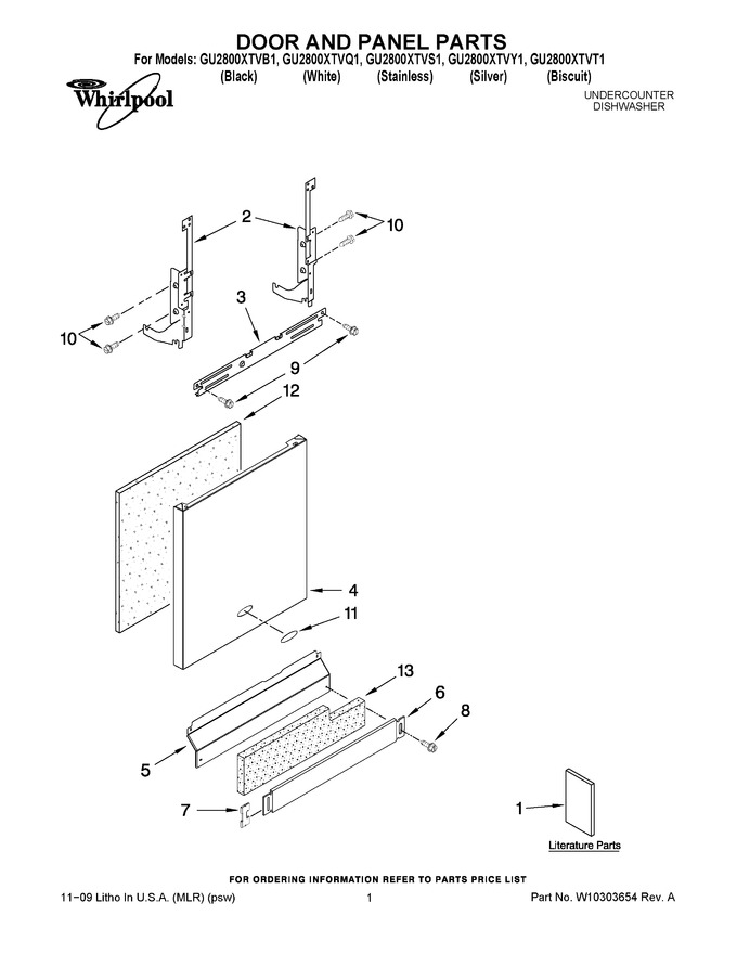 Diagram for GU2800XTVB1