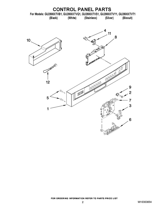 Diagram for GU2800XTVB1