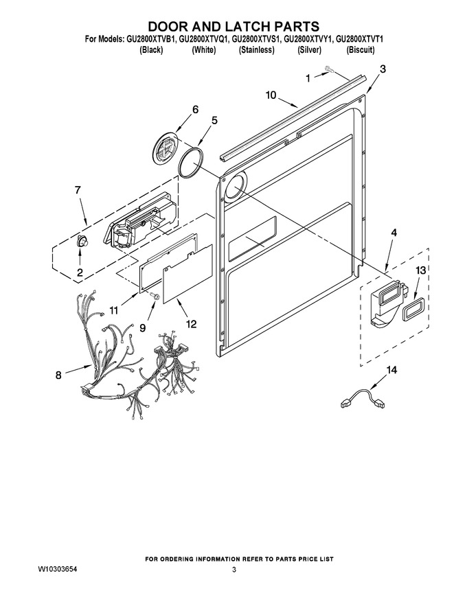 Diagram for GU2800XTVY1