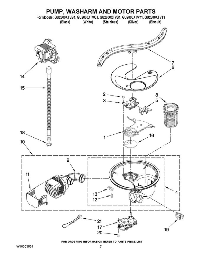 Diagram for GU2800XTVB1