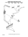 Diagram for 07 - Upper Wash And Rinse Parts