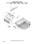 Diagram for 10 - Lower Rack Parts