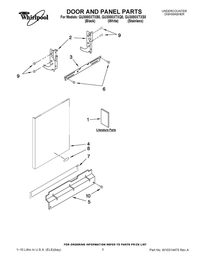 Diagram for GU3000XTXB0