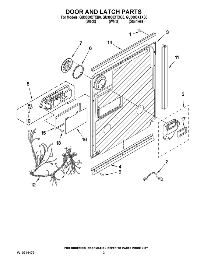 Diagram for GU3000XTXB0