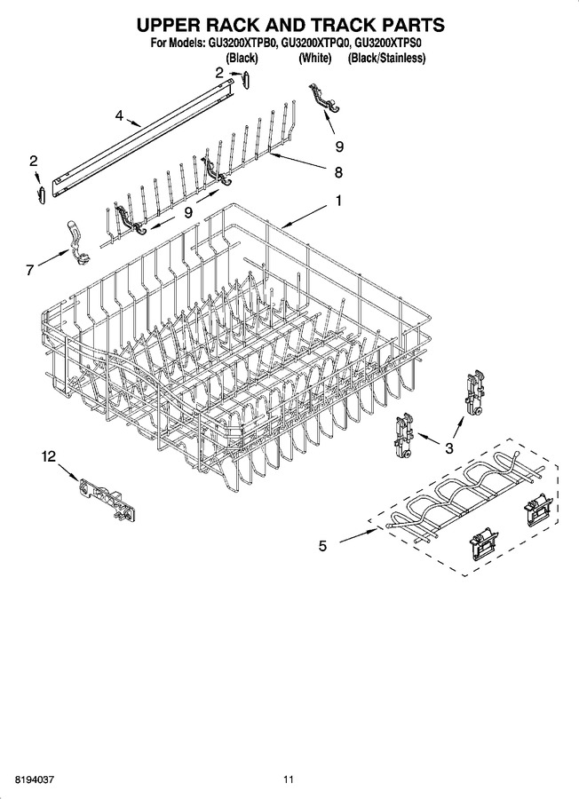 Diagram for GU3200XTPB0