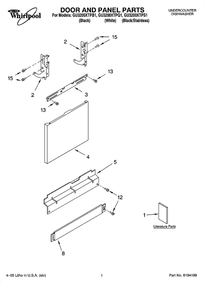 Diagram for GU3200XTPQ1