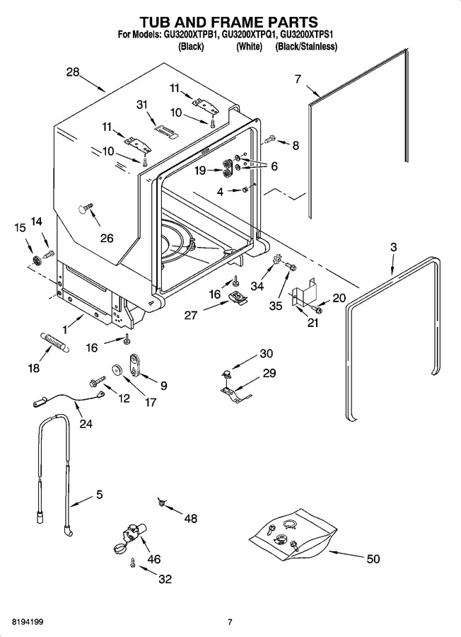 Diagram for GU3200XTPQ1