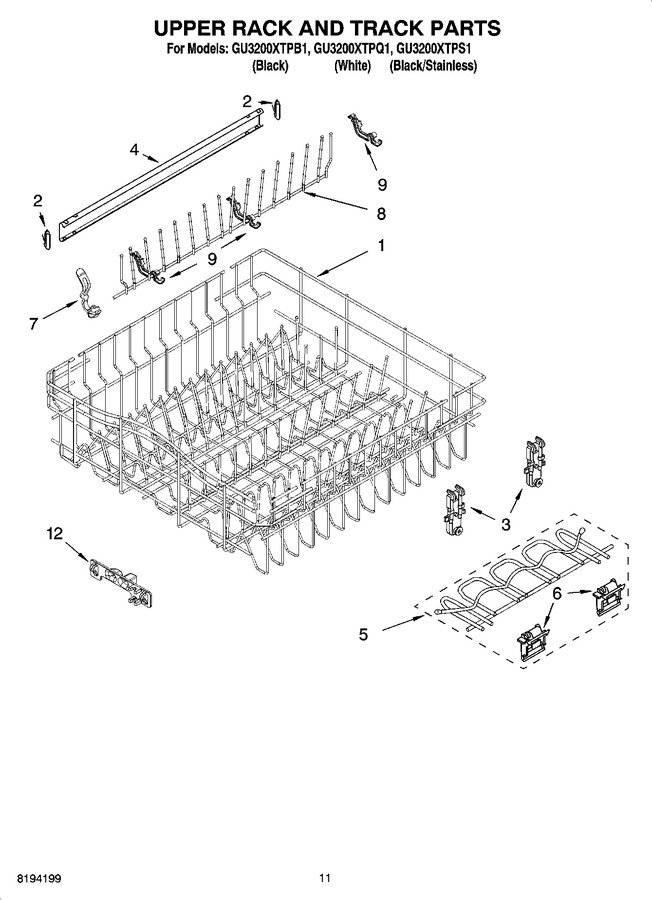 Diagram for GU3200XTPQ1