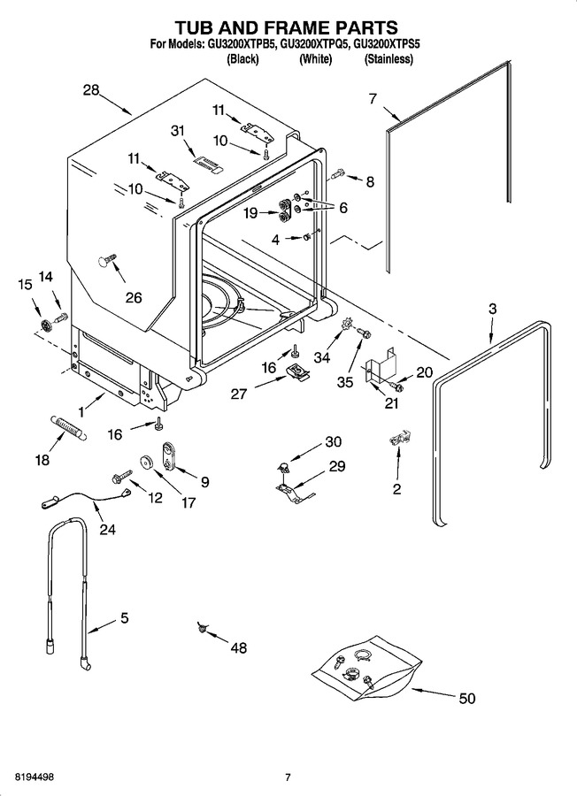 Diagram for GU3200XTPS5