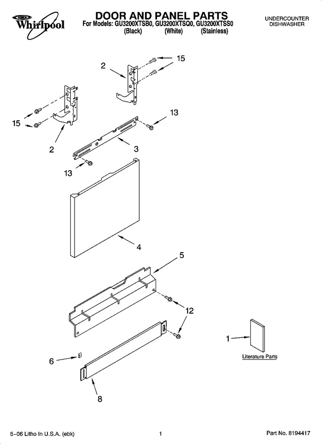 Diagram for GU3200XTSS0